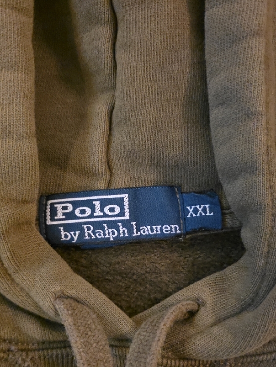 Polo by Ralph Lauren Olive Green Graphic Hoodie - Picture 2 of 2